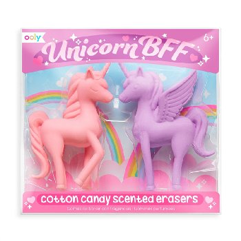 Unicorn BFF- Cotton Candy Scented Erasers